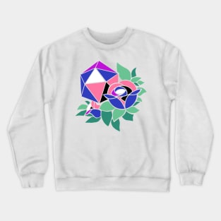 Pretty Poly Rose Genderfluid Pride Crewneck Sweatshirt